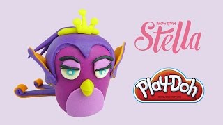 play doh angry birds stella gale - how to make with playdoh