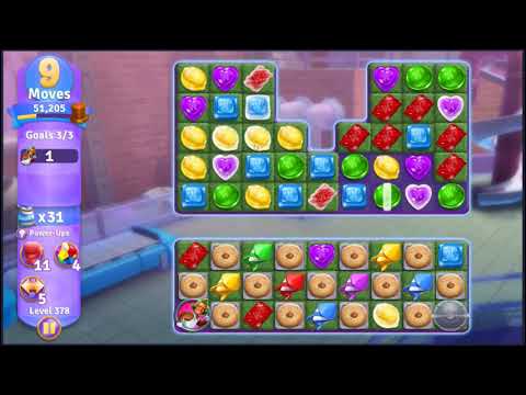 Wonka's World of Candy Level 378 - NO BOOSTERS + FULL STORY 🍫 | SKILLGAMING ✔️