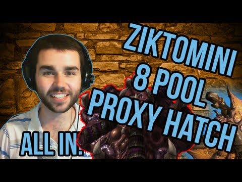 StarCraft 2: Ziktomini's 8 Pool Proxy Hatch - Zerg Strategy