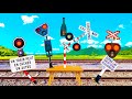 Drunk Railroad Crossing
