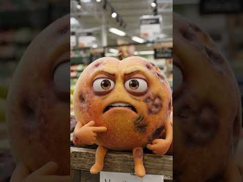 no hagas enojar al durazno 😤 #grocery #shorts  #humor #memes  #food  #kitchenhacks