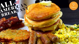 All American BreakFast | A Typical American Breakfast Recipe that you must try at Home