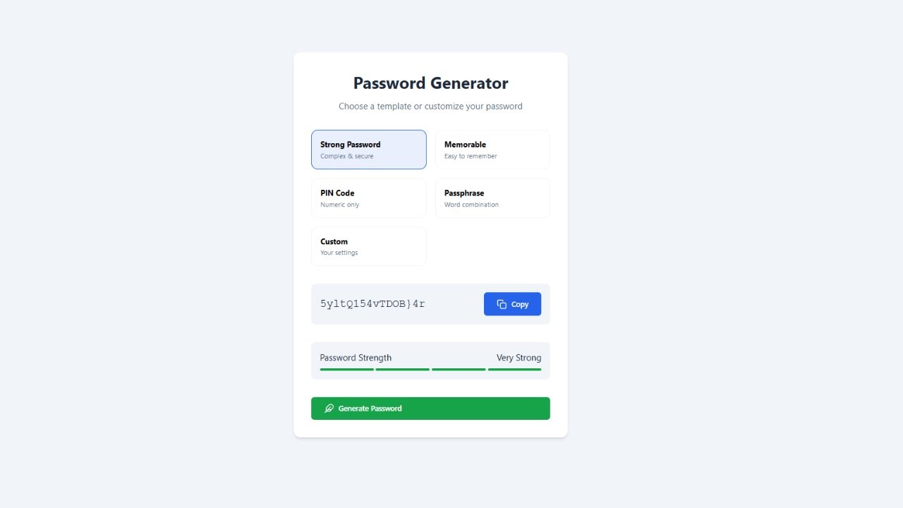 Create a Password Generator with HTML, CSS & JavaScript | Beginner Web Development Challenge!