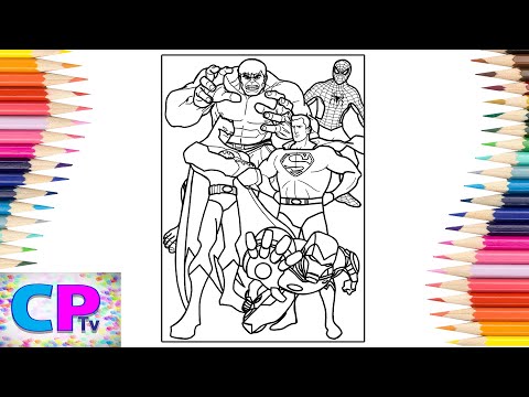 Superheroes Coloring Pages/Hulk,Batman,Superman,Spiderman Pages/Alan Walker - Spectre [NCS Release]