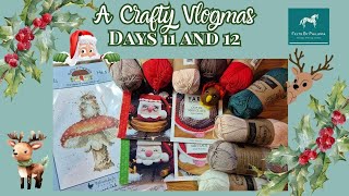 Vlogmas DAYS 11 AND 12 🦙🎍🎄A trip out, a mini turkey, foggy days and wool galore! 🕯️🍄⛄