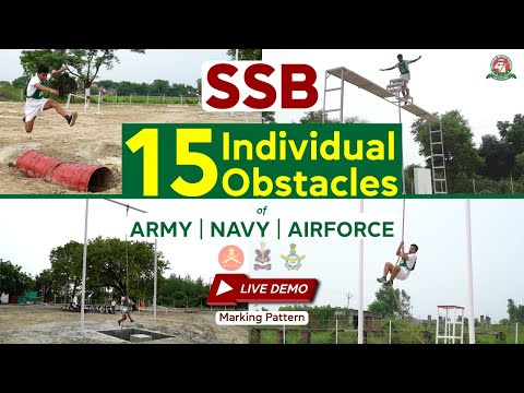 SSB GTO Individual Obstacles Live Demo | Complete SSB GTO IO- Army , Navy & Airforce | GTO Guidance