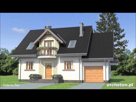 Projekt domu Helena Rex - archeton.pl