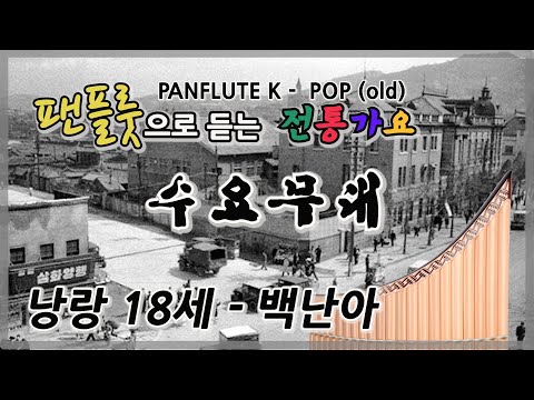 [트로트] 낭랑 18세│백난희 ♪ 홍광일 Hong kwang il │팬플룻Panflute