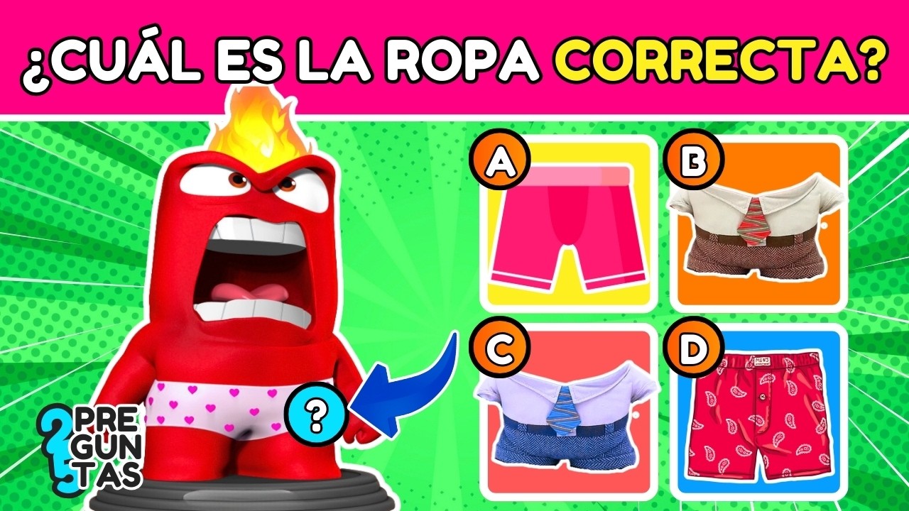 ¿Cuánto Sabes de la Película INTENSAMENTE 2? 25 Desafíos Divertidos #quiz #trivia