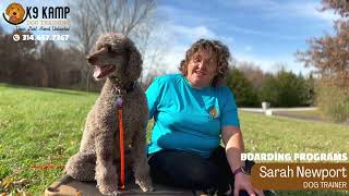 Sarah Newport | K9 Kamp Dog Training