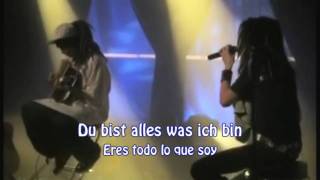 Tokio Hotel ♪ In die Nacht [Letra: aleman y español]
