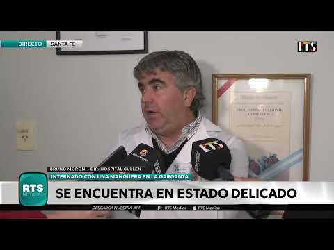 CASO INSÓLITO | Un hombre de Arocena ingresó al Cullen con una manguera en la faringe