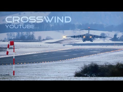 US Air Force C-17 | Pre WEF 2026 Traffic | Snowy Zurich Airport | 11.01.2026 #C17