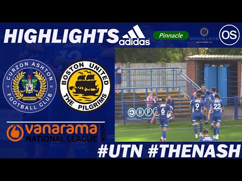 Curzon Ashton 3-1 Boston United | Highlights | Vanarama National League North