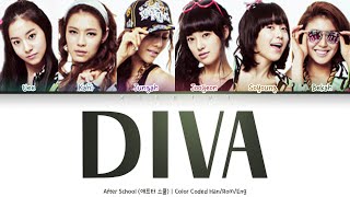 After School (애프터스쿨) - Diva [Color Coded Lyrics Han/Rom/Eng]