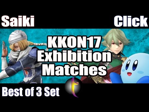 KKON17 Exhibition Matches: SSB Wii U - Bo3 Set - Saiki vs Click