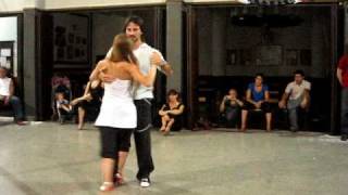 Damian Esell and Nancy Louzán Advancd Sacada Gancho and Boleo Buenos Aires February 2008