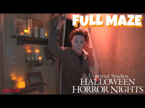 Halloween: Michael Myers Comes Home (HD Full Maze) Halloween Horror Nights 2015 Universal Studios
