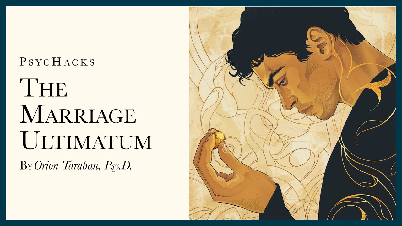 The marriage ultimatum: it's not personal, just business