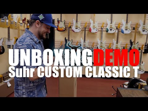 Unboxing Fender | PRS | Suhr Guitars | Demo Suhr Custom Classic T