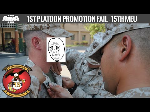 1st Platoon Promotion FAIL - 06NOV22 - 15th MEU - ArmA 3