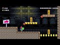 Super Mario Maker 2 - Casa encantada de ida y vuelta