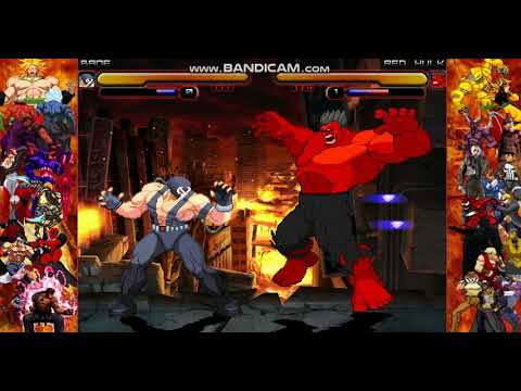 M.U.G.E.N Red Hulk vs Bane