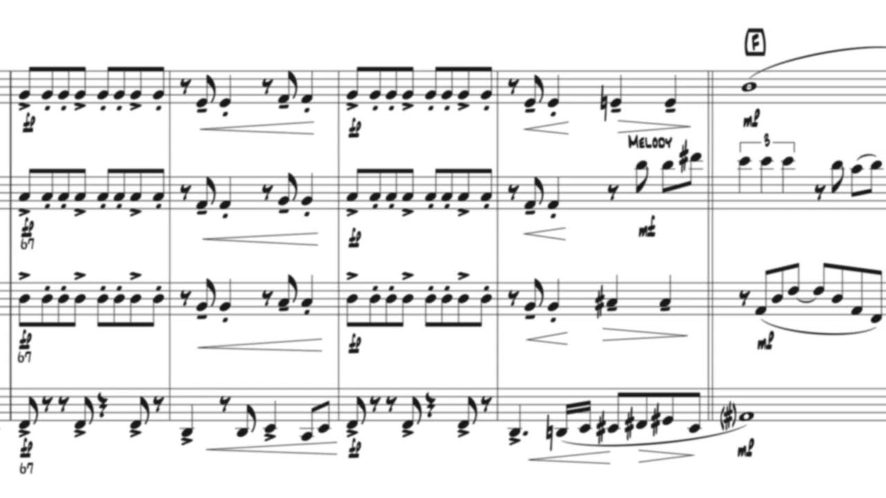 Rendemption Song For Sax Quartet Scrolling Score