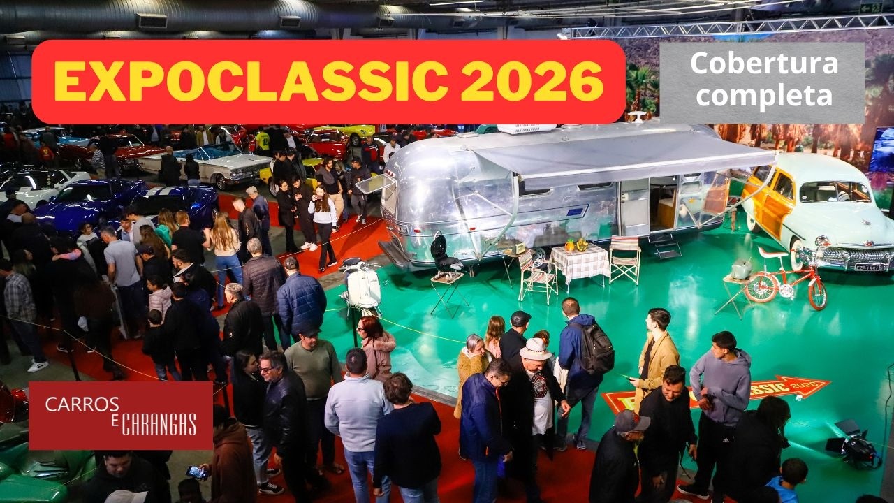 #Expoclassic 2026: confira a cobertura completa do canal Carros e Carangas