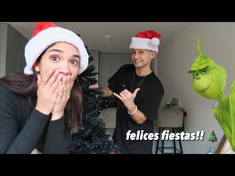 decorando el piso de navidad!!