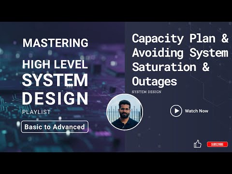 6. Capacity Planning & Avoid System Saturation & Outages #LoadShedding #Scaling #Backpressure