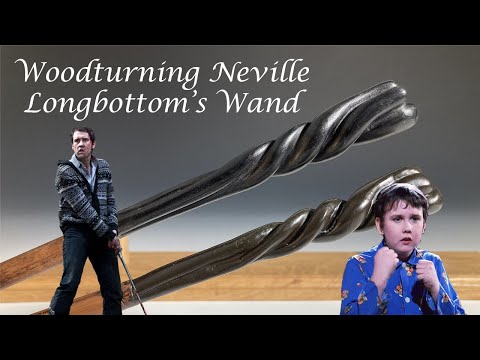 Making Neville Longbottom's Wand - From Real Cherry Wood!