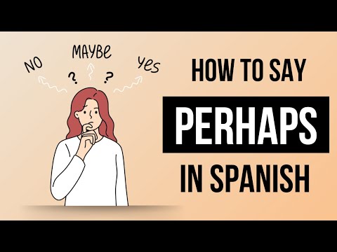 What is ACASO in English - Spanish vocabulary