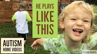 How Does Our Autistic 2 Year Old Play? | Home Videos Of Autistic Toddler Playing