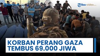 Korban Perang Gaza Kini Tembus Diangka  69.000 Jiwa, Hamas Serahkan Jenazah Perwira Israel