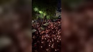 Pavia, in migliaia alla fiaccolata per ricordare Gabriele Vaccaro