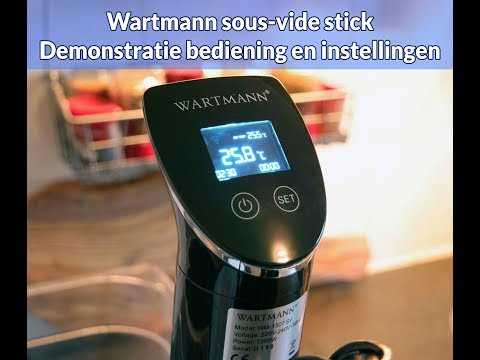 Wartmann WM-1507 SV sous-vide stick - bediening