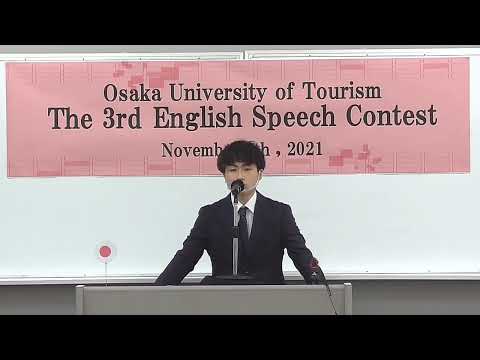 国際交流学科 ◇The 3rd English Speech Contest【特別賞】二宮 創志 さん