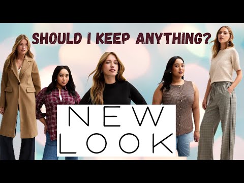 NEW LOOK plus size haul & try on. On trend new in Autumn clothing. #newlook #plussizeclothing