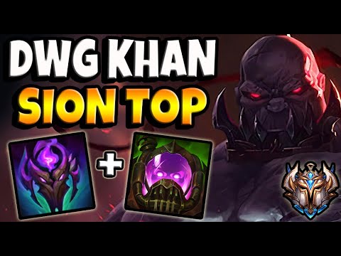 Sion vs Gnar TOP [ DWG Khan ] Korea Challenger Patch 11.5 ✅