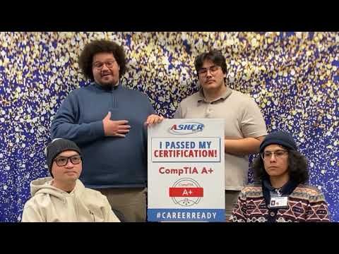 CompTIA A+ certified students give advice to future students