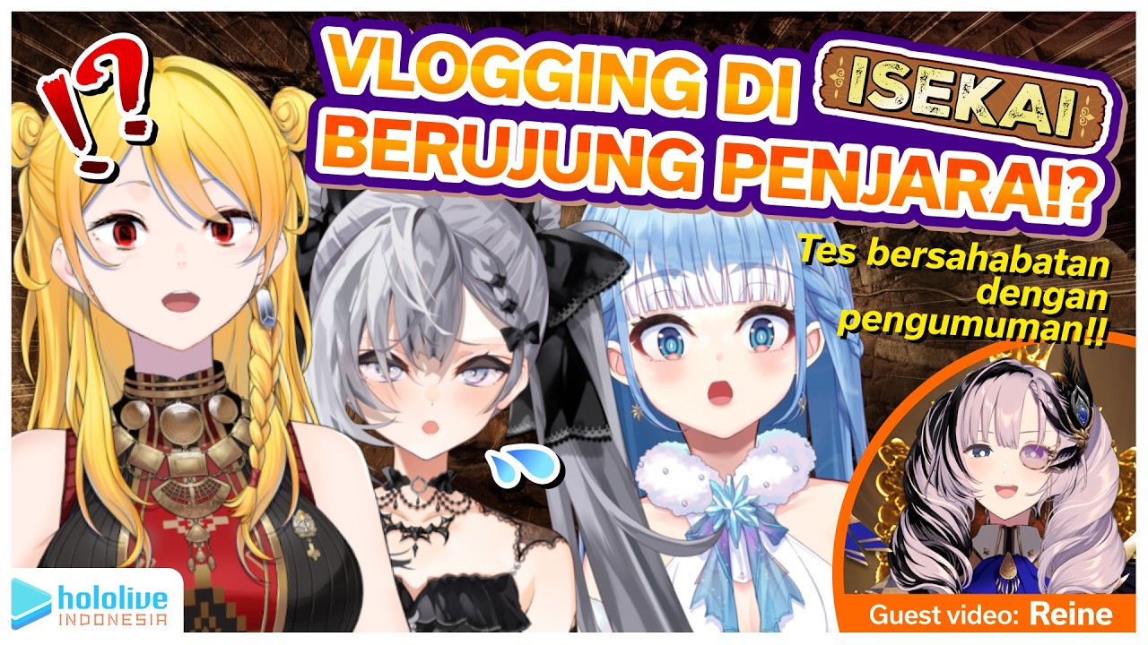 VLOGGING DI ISEKAI BERUJUNG PENJARA!? + Pengumuman! ⁠#holoh3ro4nniv