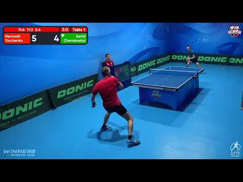 13:30 Hennadii Yurchenko 3-0 Serhii Cherniavskyi West 1 WIN CUP 29.10.2022 | TABLE TENNIS WINCUP