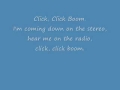 Click Click, Boom Saliva ( 1 of the songs from fast ...