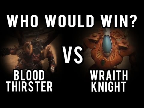 Blood Thirster vs Wraith Knight Warhammer 40k Battle Report - Who Would Win Ep 57