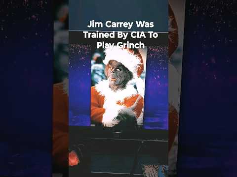 Jim Carrey Trained By CIA To Play Grinch #shorts #jimcarrey #grinch #christmas