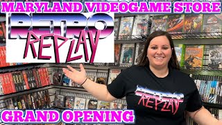 MY TRIP TO A NEW VIDEOGAME STORE IN BEL AIR, MARYLAND! RETRO REPLAY - GAMES, TOYS, MOVIES & MORE!