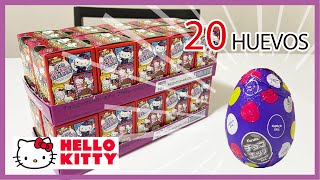 Huevos Sorpresa de Hello Kitty (Unboxing, Figuras, Chocolate)