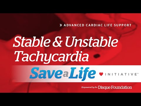 7i. Stable and Unstable Tachycardia, Advanced Cardiac Life Support (ACLS) (2020) - OLD