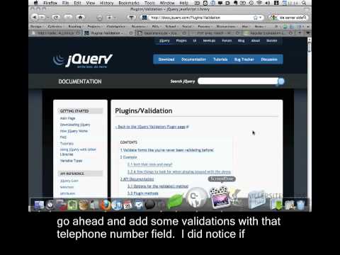Php Javascript Closed Captioned Form Validation Part 2